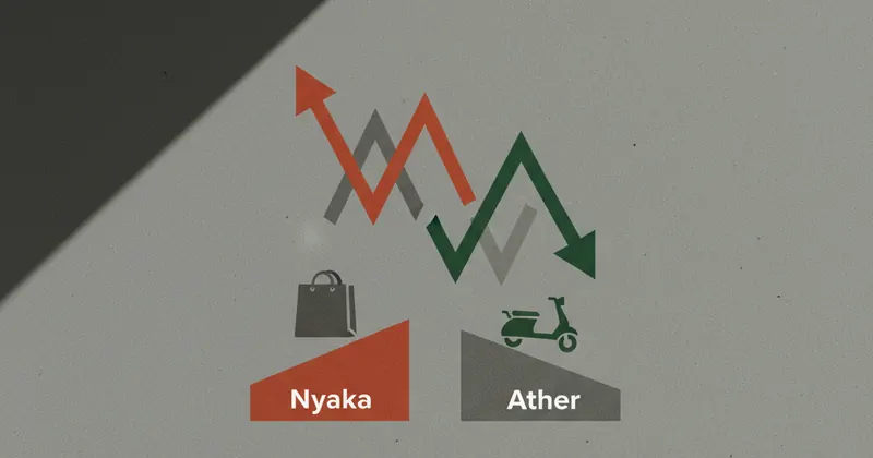 Nykaa, Ather समेत भारतीय टेक शेयरों में उतार-चढ़ाव का सप्ताह