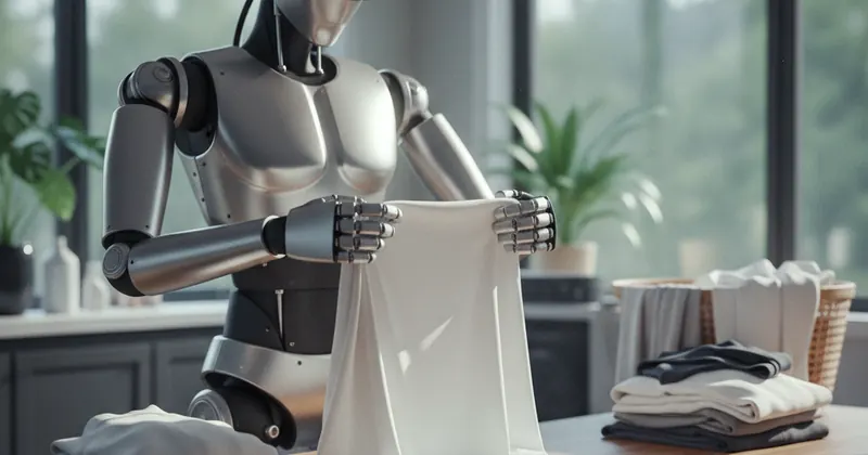 रोबोट अब कपड़े तह (Fold) कर सकेगा, Isaac का नया आविष्कार