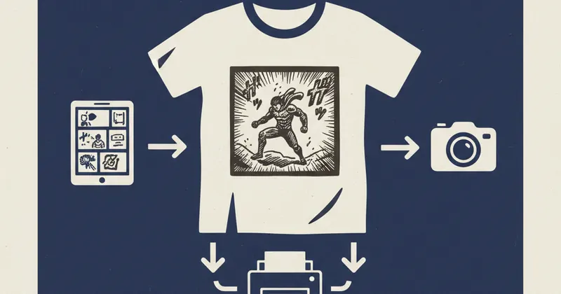 अब अपनी पसंदीदा Manga पैनल को टी-शर्ट में बदलें