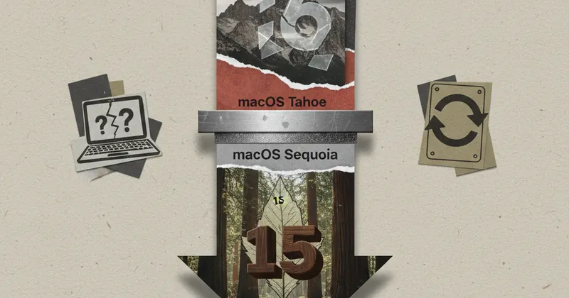 macOS 16 Tahoe से macOS 15 Sequoia पर वापस कैसे जाएं
