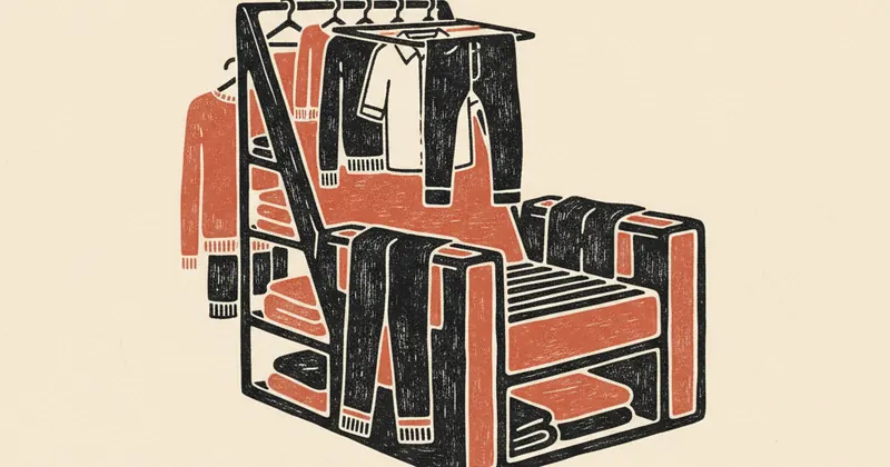 कपड़ों को सुखाने की नई कला: 'लॉन्ड्री चेयर' का वायरल कॉन्सेप्ट