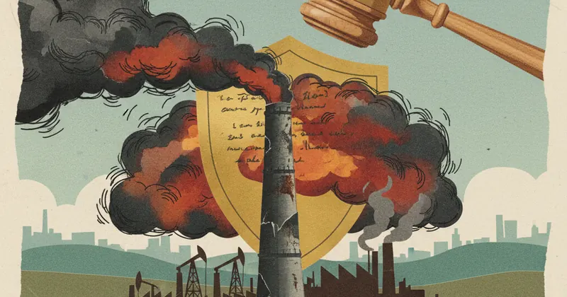जलवायु परिवर्तन: प्रदूषण फैलाने वालों को बचाने के लिए नया कानून?