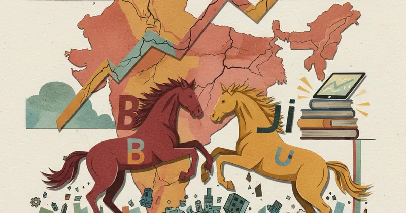 भारत का EdTech सेक्टर: बायजूज़ और अनअकैडमी की दो-घोड़ों की दौड़