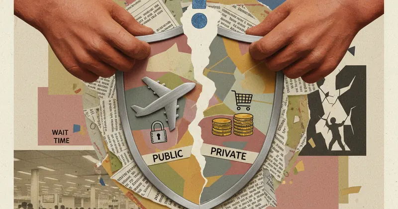 एयरपोर्ट सुरक्षा जांच में निजीकरण पर बहस