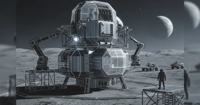 NASA चंद्रमा पर स्थायी बेस बनाने की योजना बना रहा है।