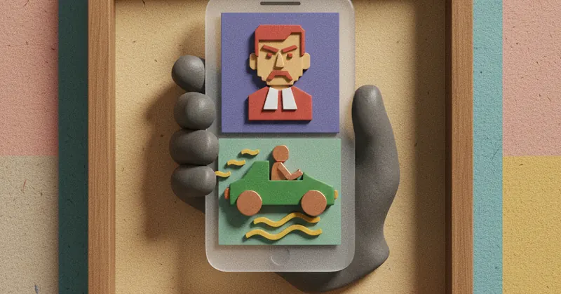 आरोपी ने गाड़ी चलाते हुए Zoom मीटिंग जॉइन की।