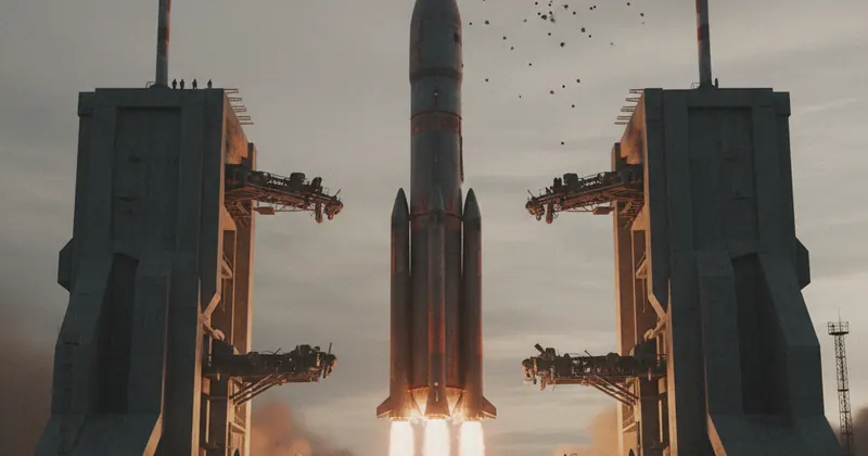 रूस ने अपने मेगा-सैटेलाइट कॉन्स्टेलेशन का पहला चरण लॉन्च किया।