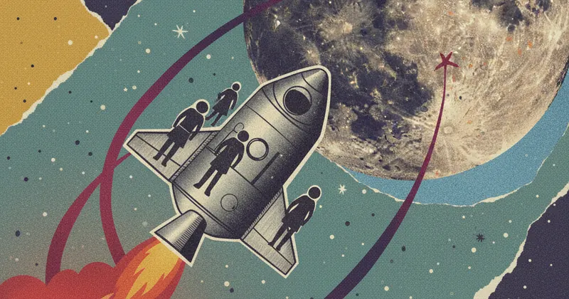 आर्टेमिस II मिशन चंद्रमा की ओर जा रहा है।