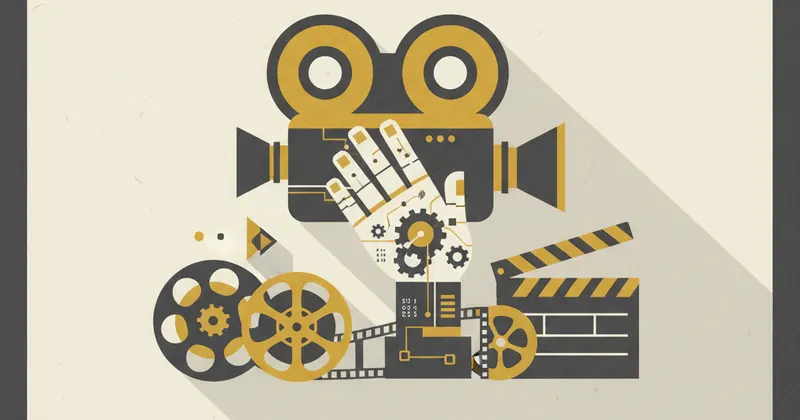 हॉलीवुड में AI का बढ़ता प्रभाव।