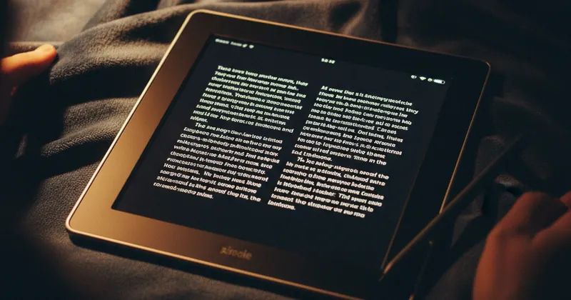 Amazon Kindle पर आया नया डार्क मोड फीचर।