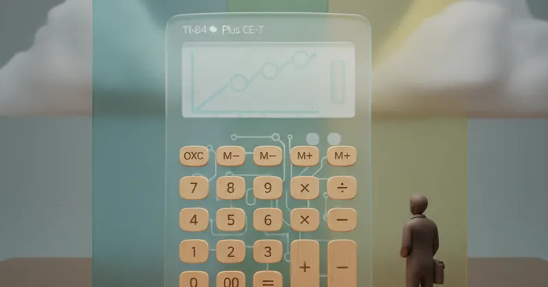 Texas Instruments का नया ग्राफिंग कैलकुलेटर।