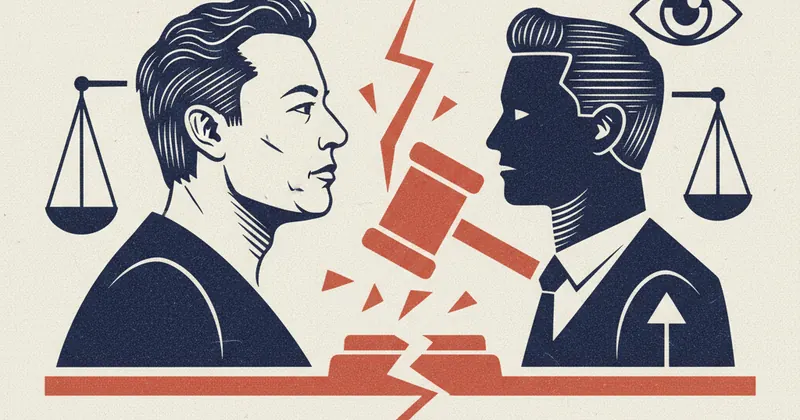 Elon Musk और OpenAI के बीच बढ़ता विवाद।