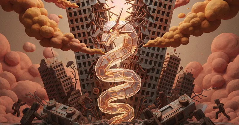 एनीमे की दुनिया का एक रोमांचक दृश्य।