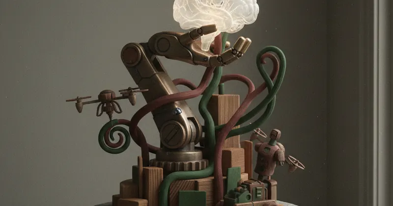 रोबोट्स में AI का बढ़ता प्रभाव।