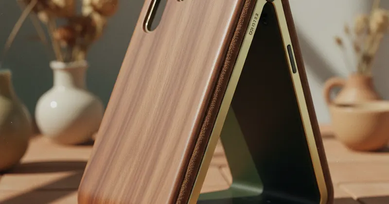 मोटोरोला का नया वुड फिनिश Razr कॉन्सेप्ट।