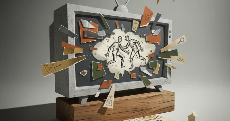 Google TV पर Gemini AI का नया इंटरफेस।