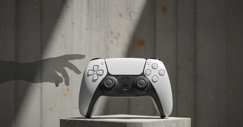 Sony का नया DualSense कंट्रोलर।