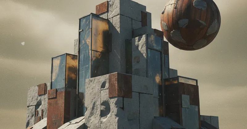 Pragmata गेम का शानदार विजुअल दृश्य।