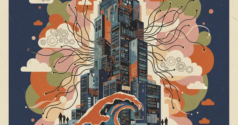 Amazon का सर्वर डेटा सेंटर इंफ्रास्ट्रक्चर।