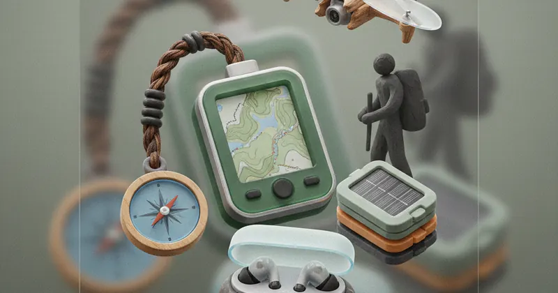 हाइकिंग के लिए जरूरी मॉडर्न टेक गैजेट्स।
