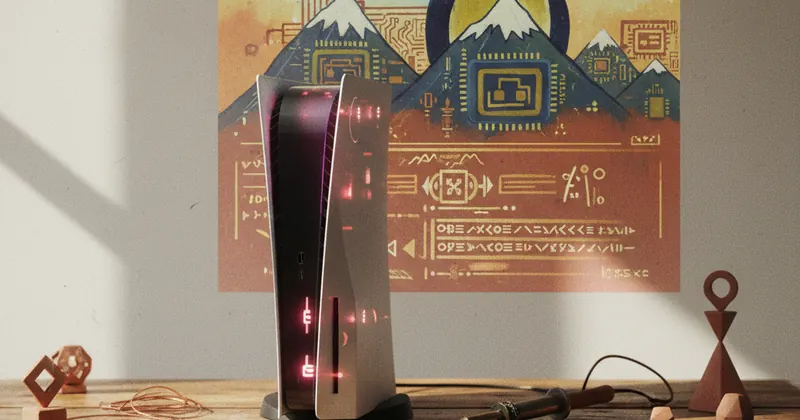 PS5 पर Linux का इंटरफेस।