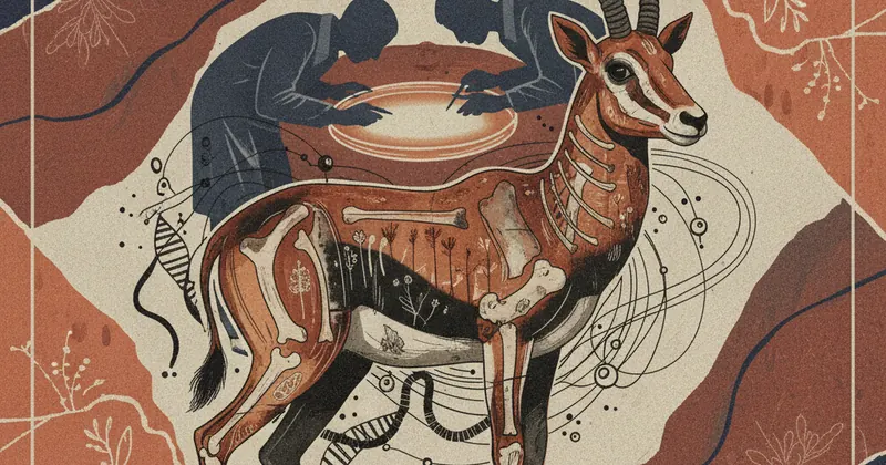 विलुप्त प्रजातियों पर रिसर्च करते वैज्ञानिक।