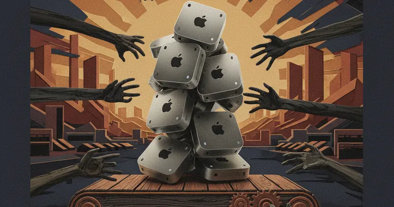 Apple के नए Mac Mini की भारी डिमांड।