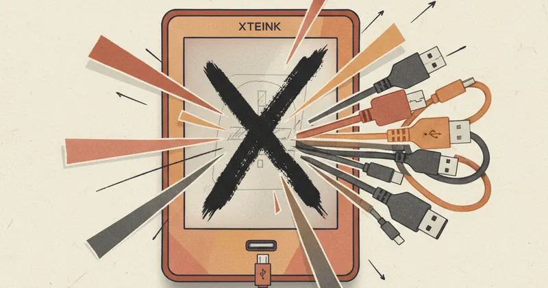 XTEINK का नया अपडेट अब USB पोर्ट पर प्रतिबंध लगा रहा है।