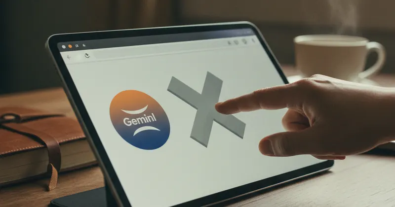 Chrome में Gemini AI को डिसेबल करने का विकल्प।