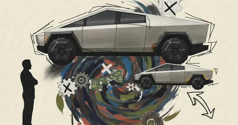 Tesla Cybertruck का नया लुक